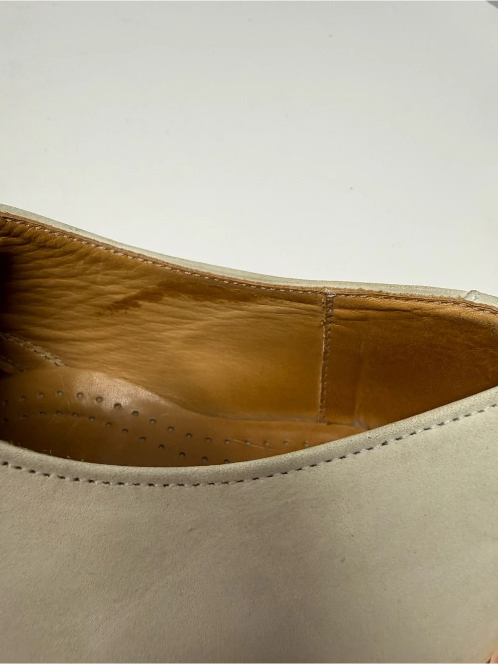 Cole Haan white nubuck Oxford shoes Vintage 1980’s